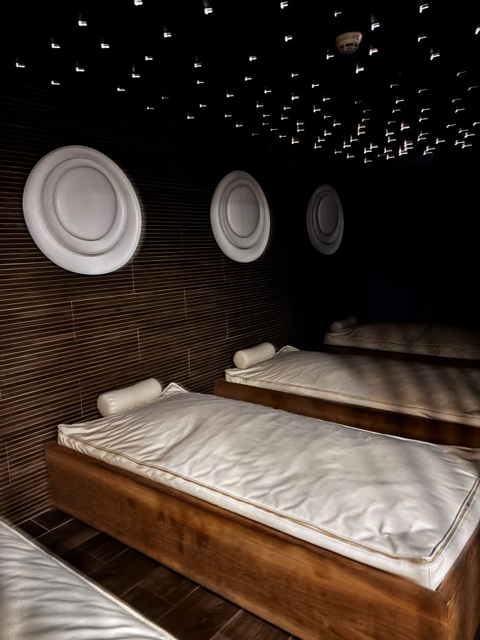 A Wellness Escape at Crowne Plaza, Borjomi, Georgia water beds for relaxing as part of spa